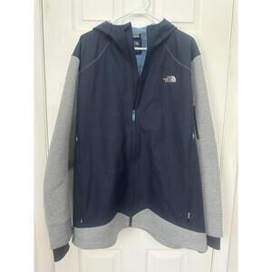 The North Face Navy and Gray Jacket - Size XXL